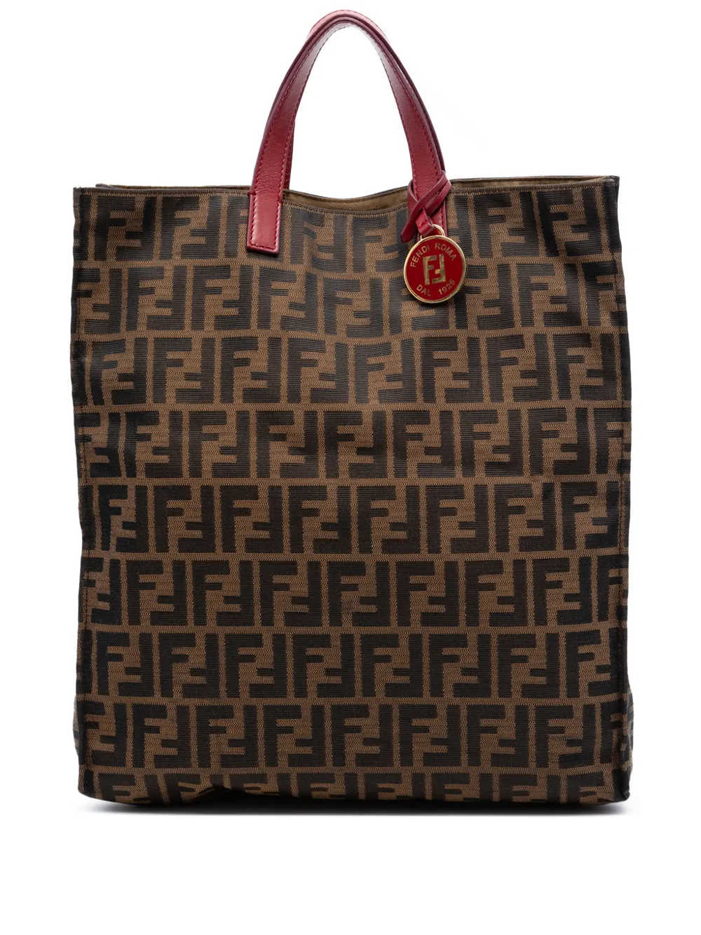 Fendi Pre-Owned 2000-2010 Zucca Canvas Shopping tote bag - Marrone