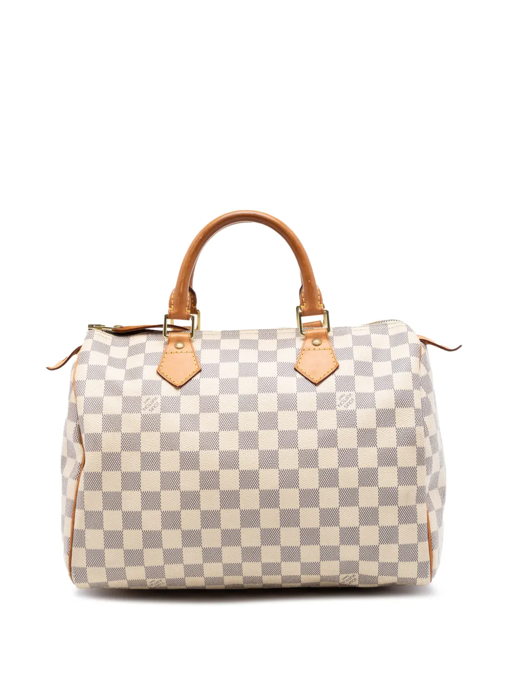 Louis Vuitton Pre-Owned 2013 Damier Azur Speedy 30 boston bag - Bianco