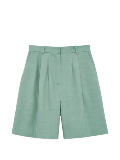 ANINE BING Bryson pleated shorts