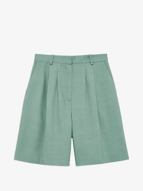 ANINE BING Bryson pleated shorts
