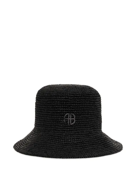 ANINE BING Cabana raffia bucket hat