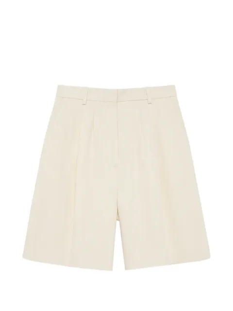 ANINE BING Brice pleated shorts
