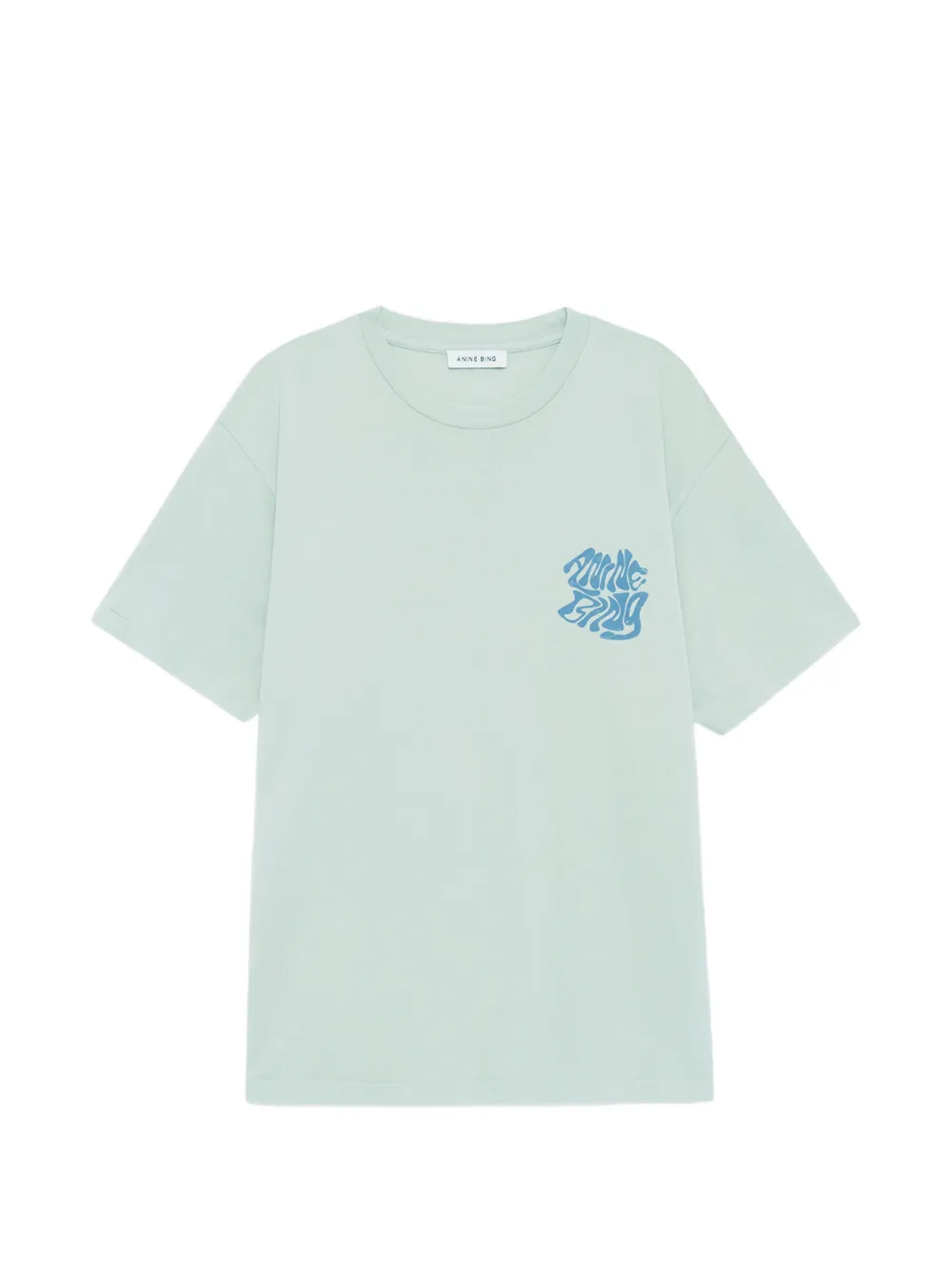 ANINE BING Cade logo-print T-shirt - Verde