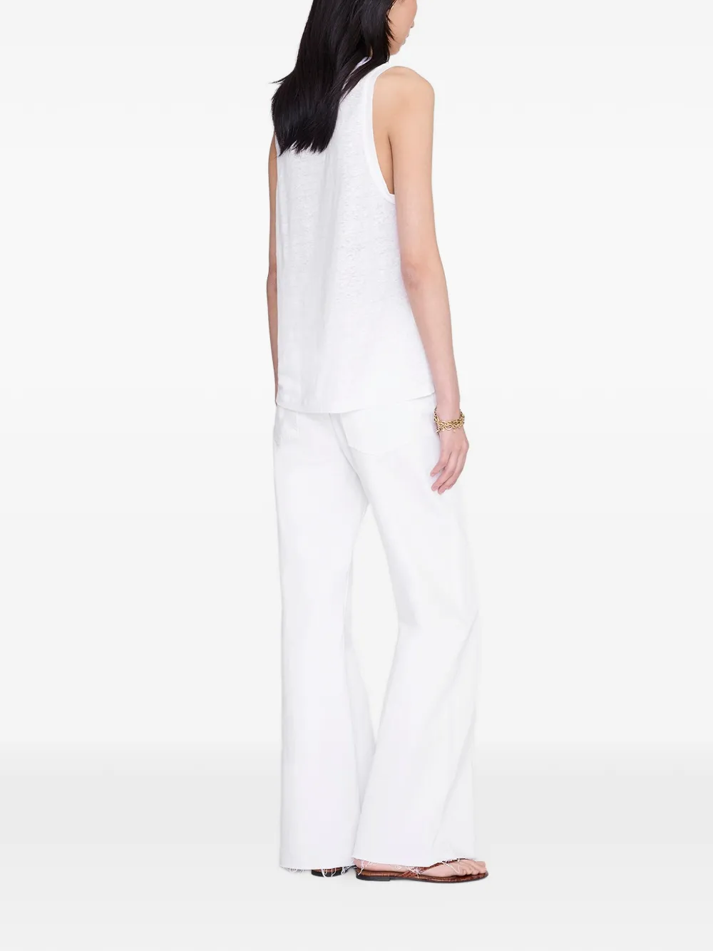ANINE BING Juliann tanktop Wit