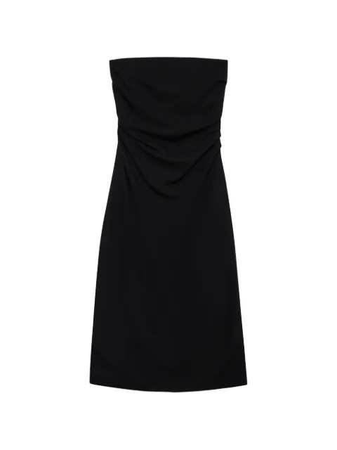 ANINE BING robe-bustier mi-longue Tyla froncée
