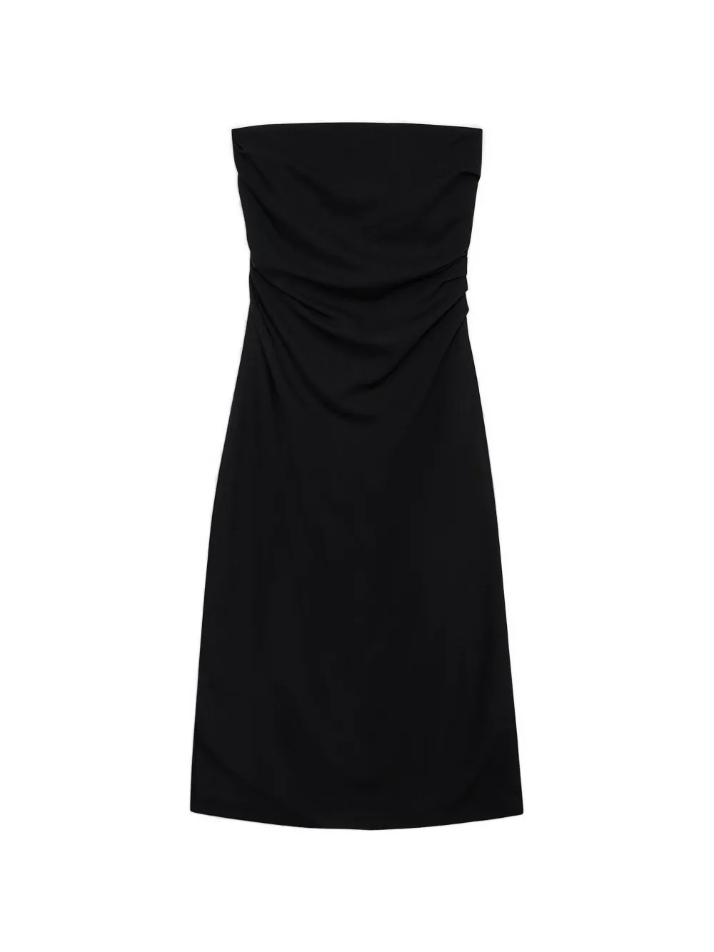 ANINE BING Tyla strapless gathered midi dress