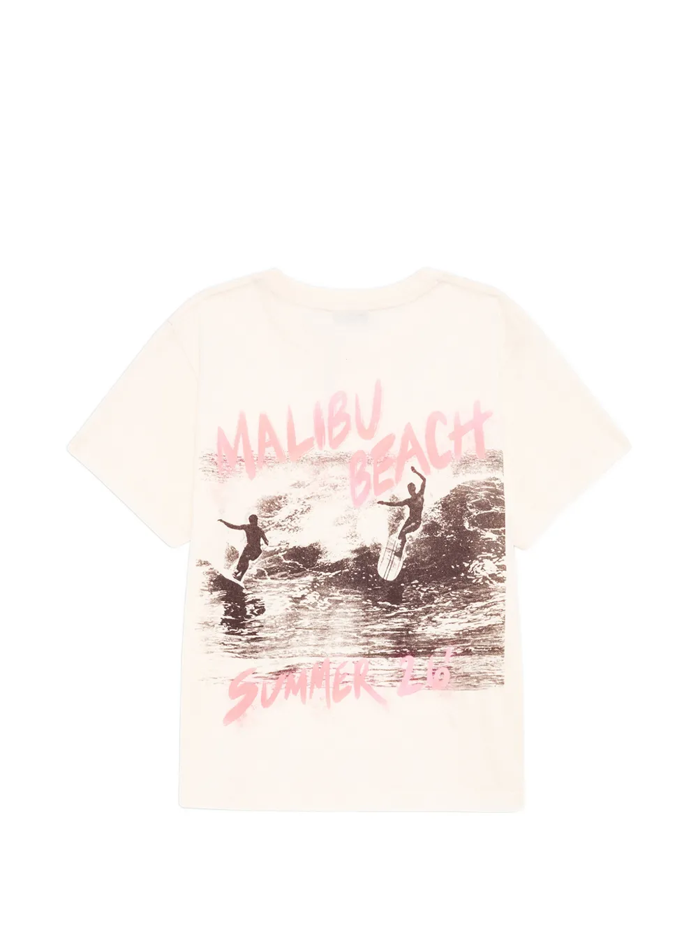 ANINE BING Shelley T-shirt met grafische print Beige
