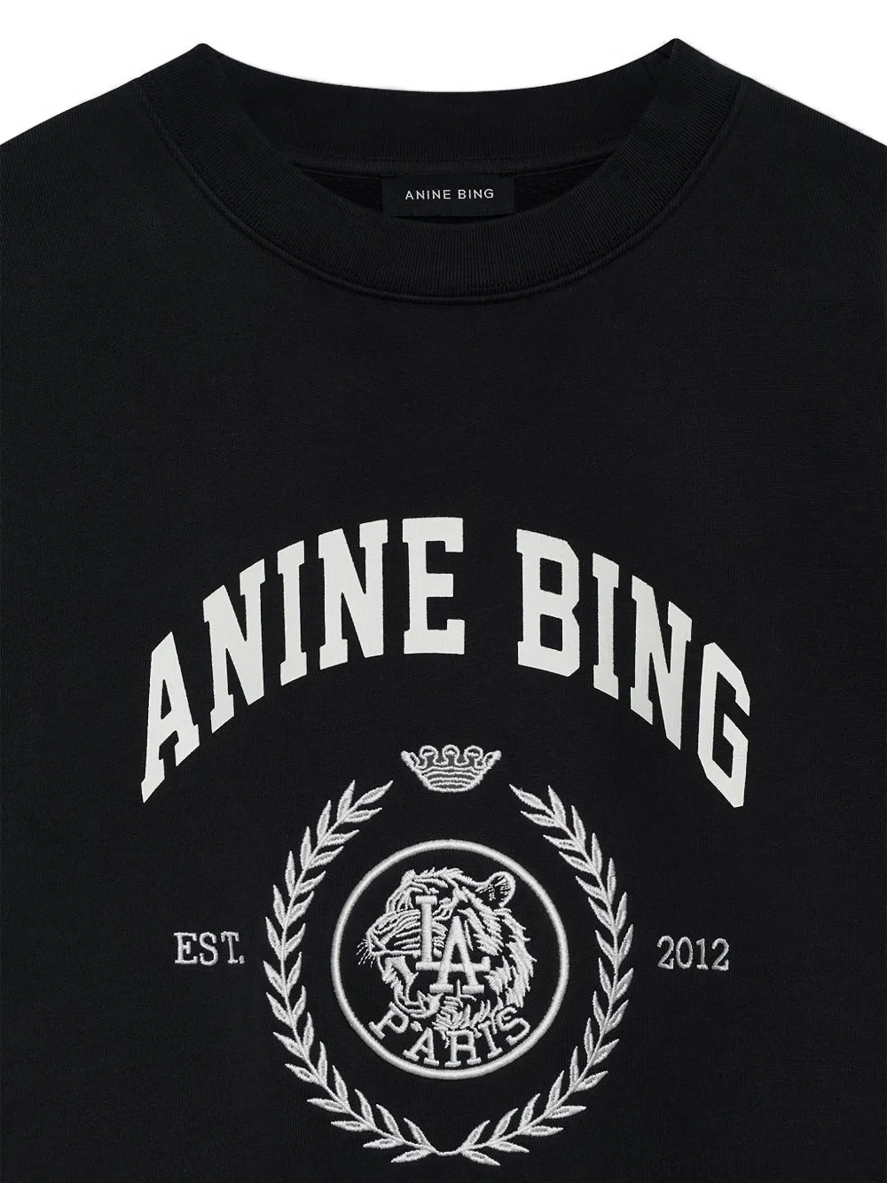 ANINE BING Miles collegiale sweater Zwart