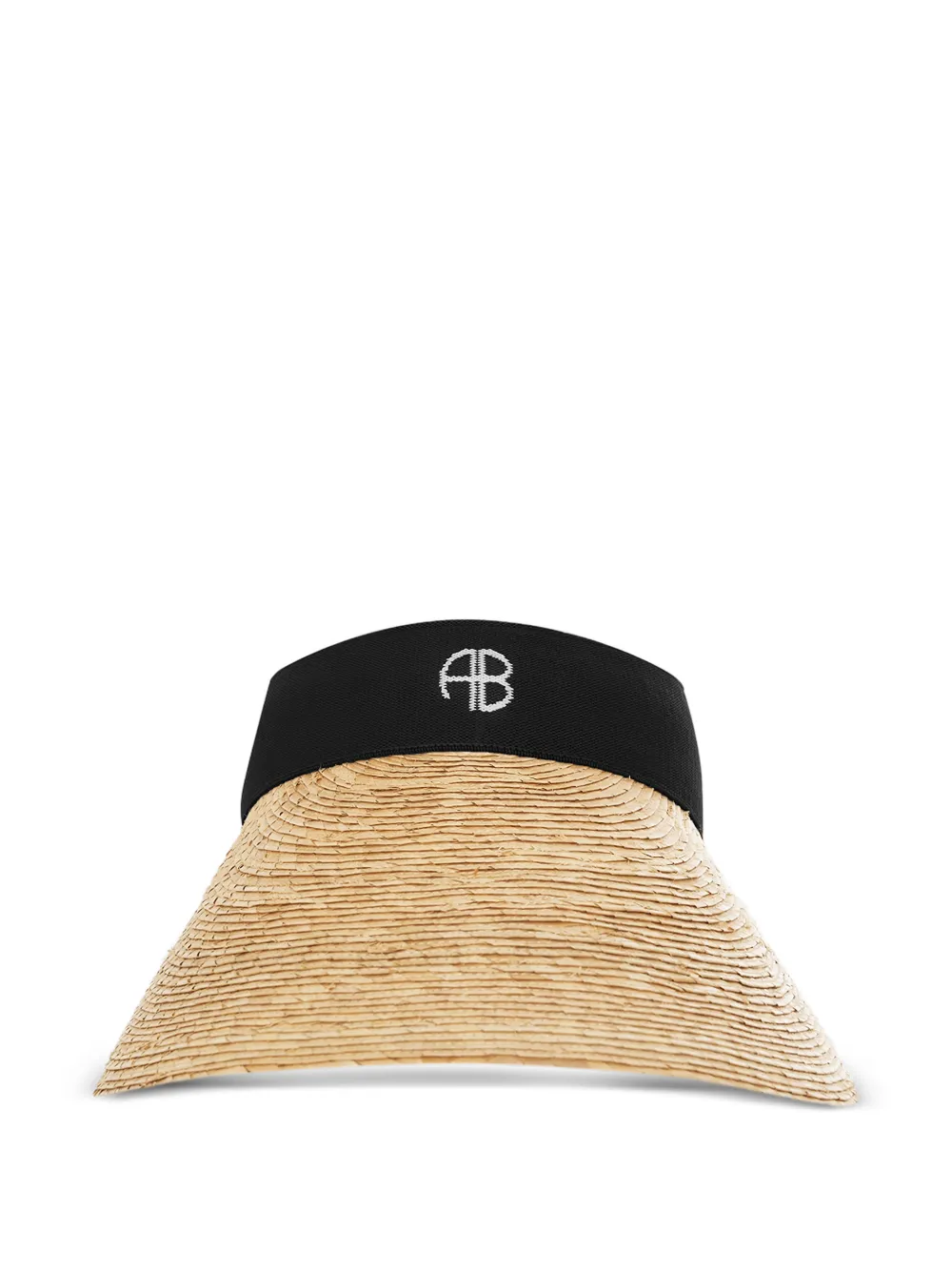 ANINE BING Venus raffia visor - Toni neutri