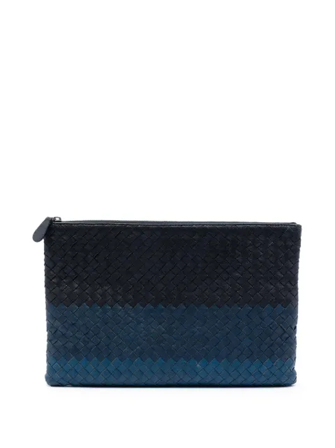 Bottega Veneta Pre-Owned 2012-2026 Bicolor Nappa Intrecciato clutch bag