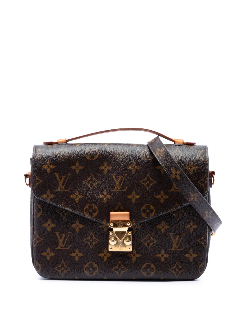 Louis Vuitton Pre-Owned 2016 Monogram Pochette Metis satchel - Braun