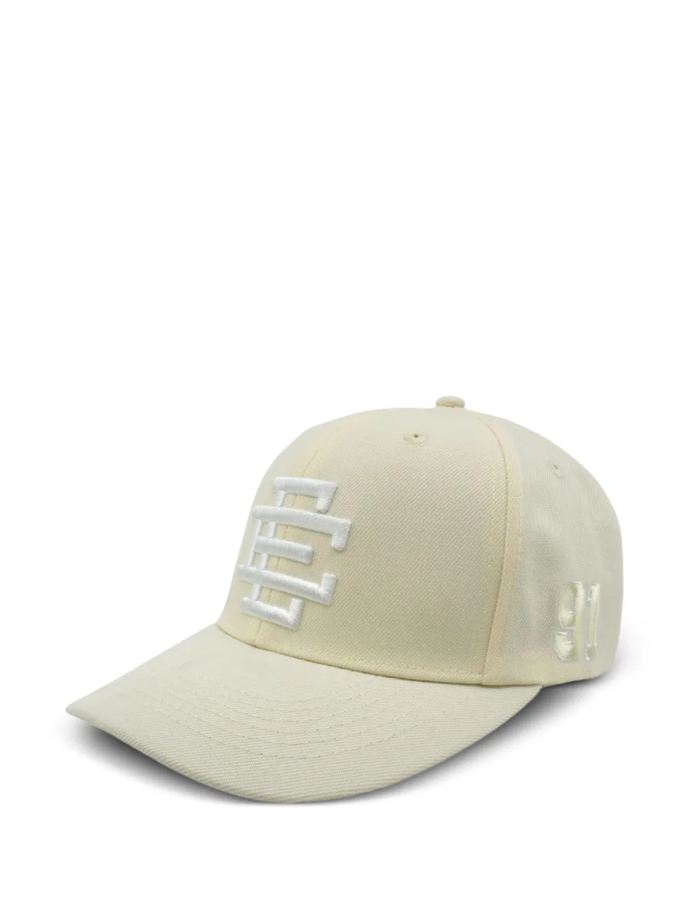 ERIC EMANUEL logo-embroidered 6-panel baseball cap - Bianco