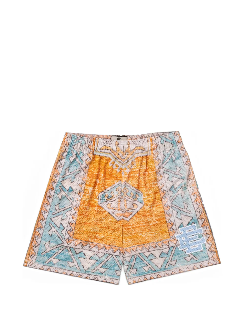 ERIC EMANUEL Shorts con applicazione logo - Arancione