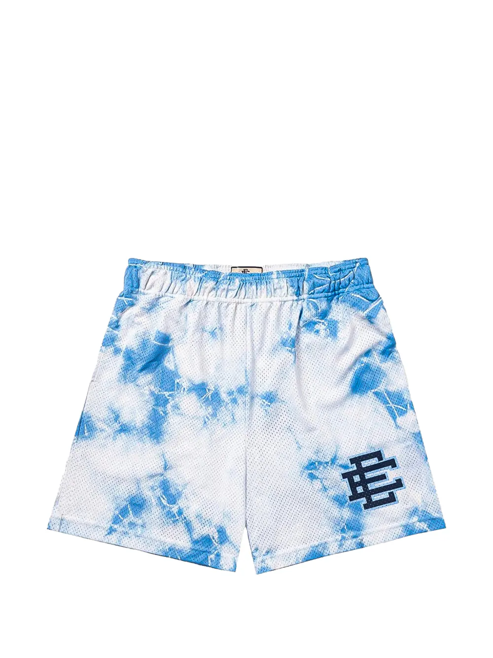 ERIC EMANUEL EE logo-print tie-dye shorts - Bianco
