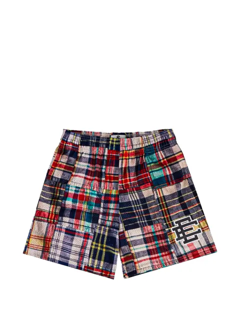 ERIC EMANUEL EE Basic plaid-print shorts