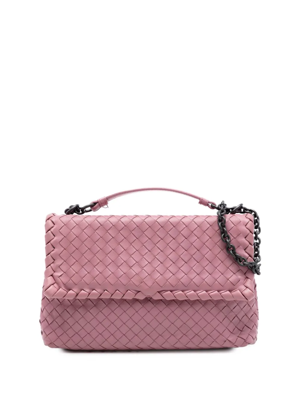 Bottega Veneta Pre-Owned 2012-2026 Small Nappa Intrecciato Olimpia shoulder bag - Rosa