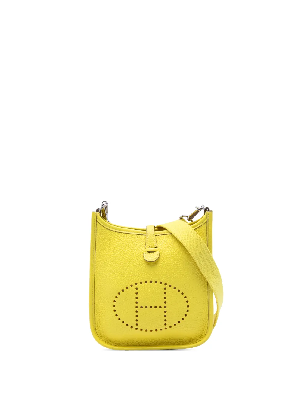 Hermès Pre-Owned 2020 Clemence Evelyne I TPM crossbody bag - Giallo