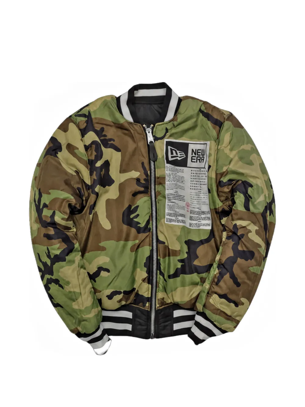 NEW ERA CAP x Alpha Industries omkeerbaar bomberjack Zwart