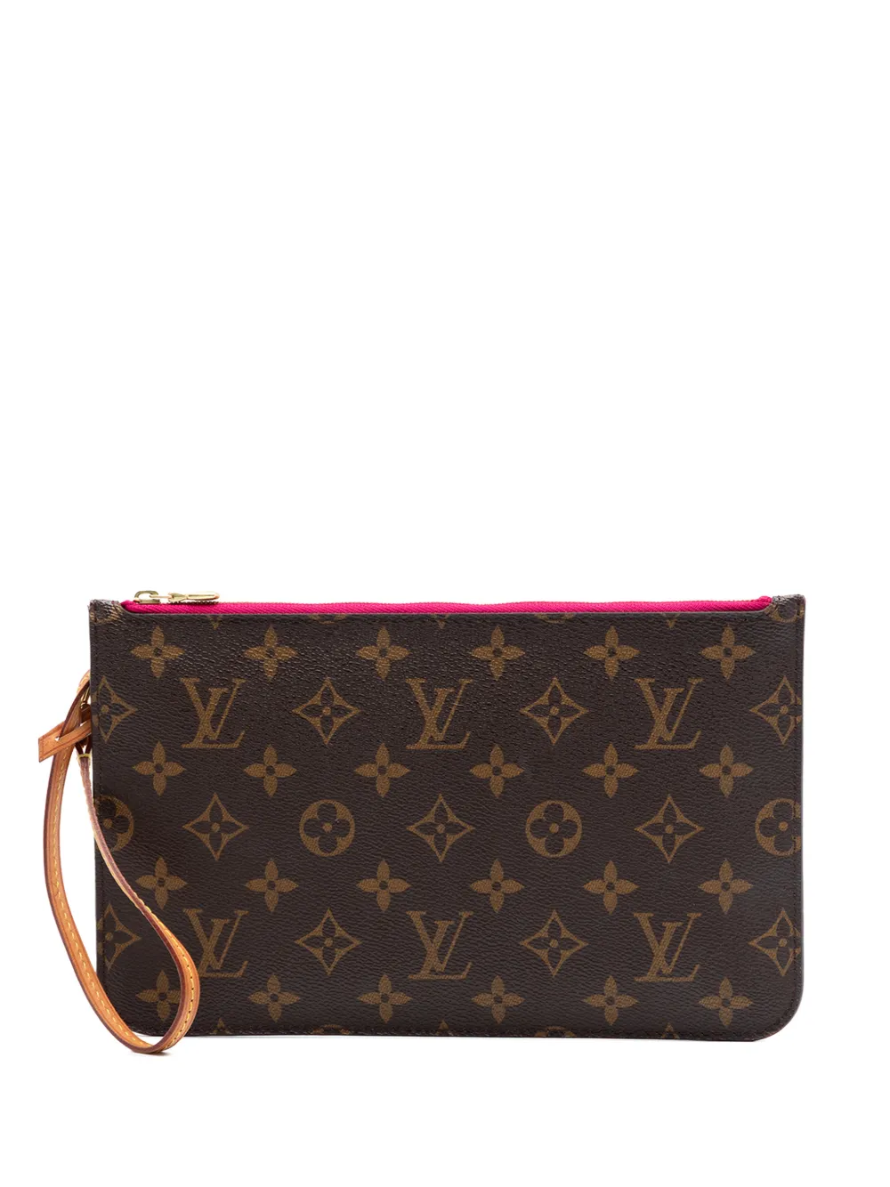 Louis Vuitton Pre-Owned 2018 Monogram Neverfull MM pouch - Marrone