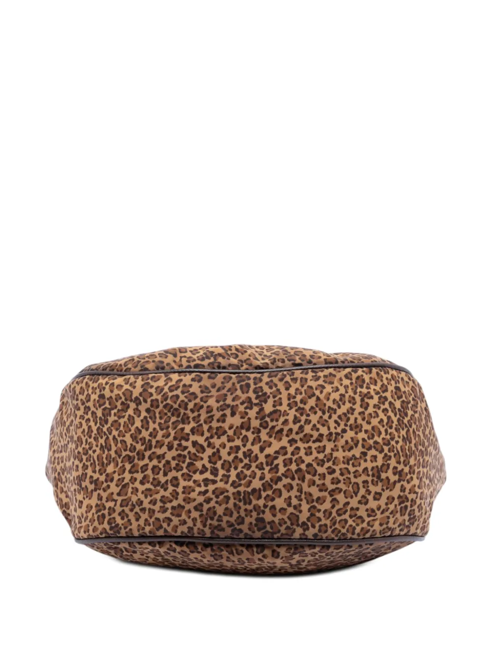 Bottega Veneta Pre-Owned 20th Century Nylon Leopard Print Tote Bag