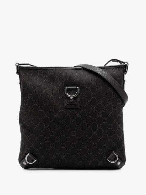 Gucci Pre-Owned sac à bandoulière Abbey en nylon GG à anneau en D (2016-2026)