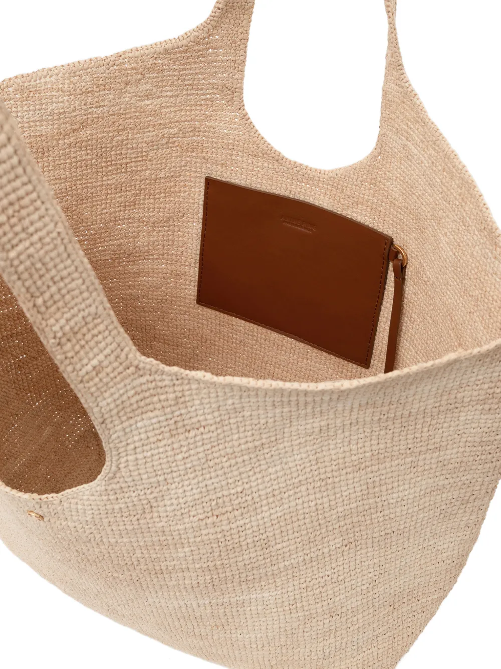 ANINE BING Lili raffia shopper Beige