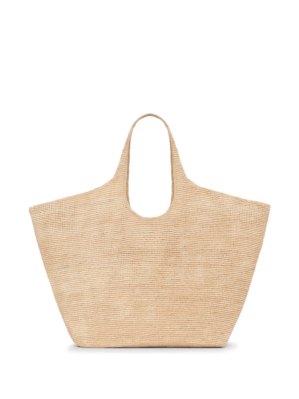 ANINE BING Lili raffia shopper Beige