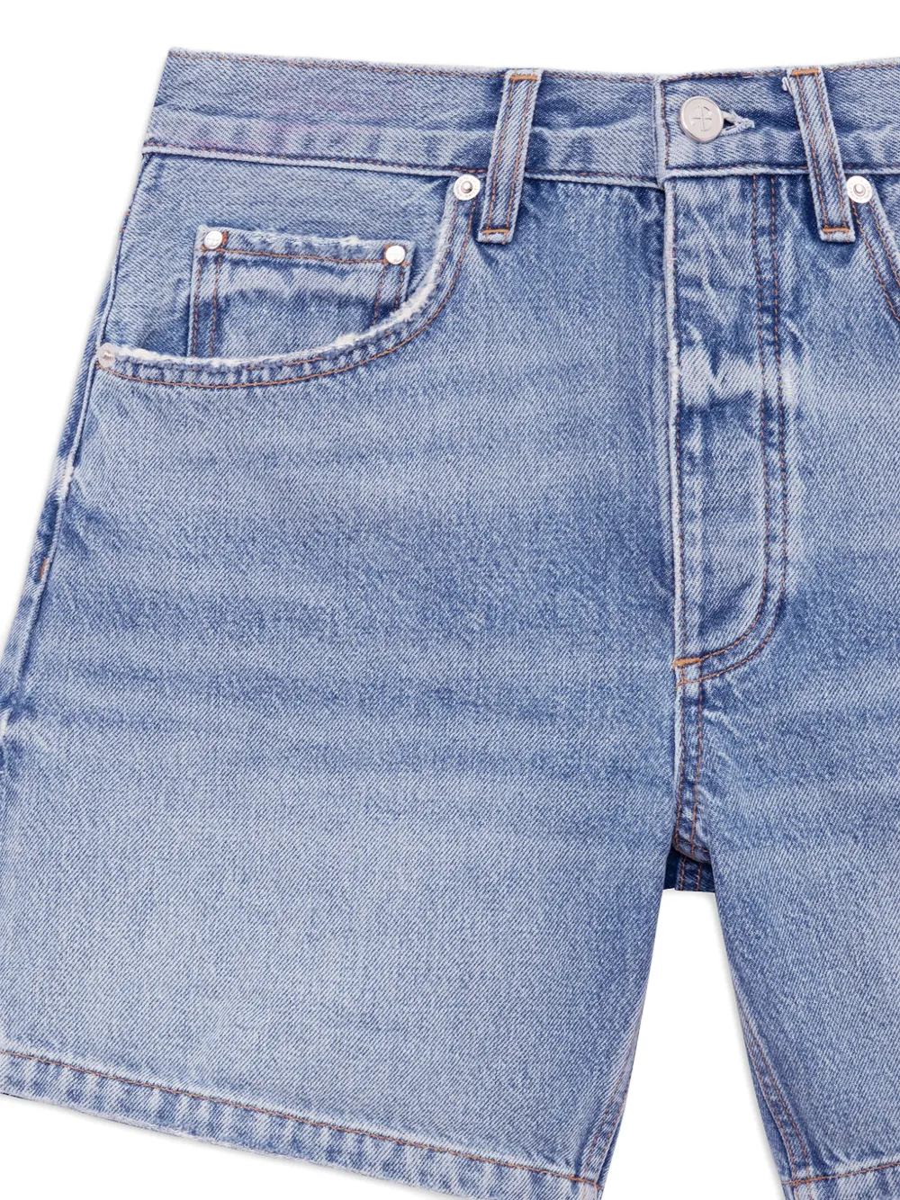 ANINE BING Delaney denim shorts Blauw