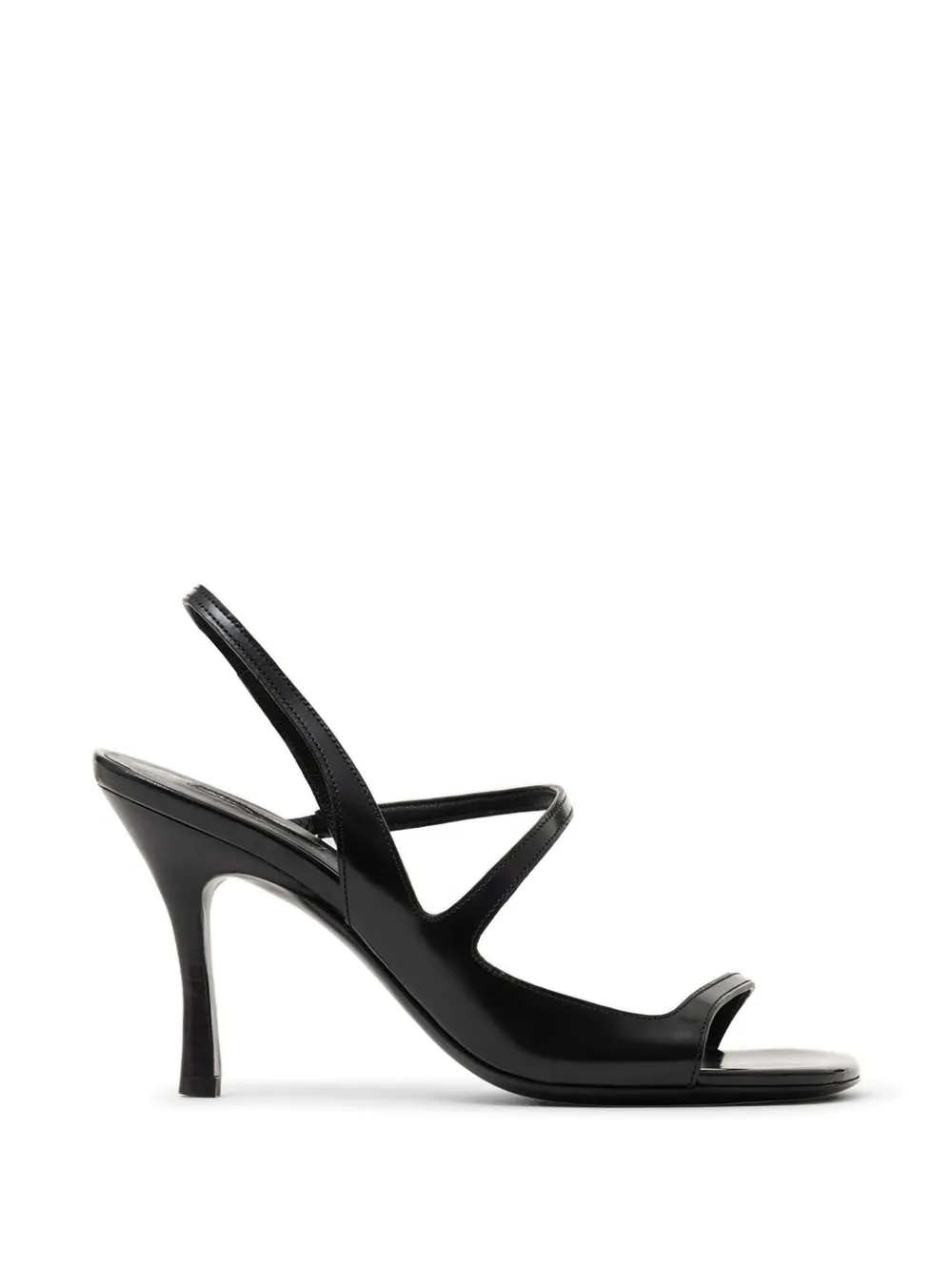 ANINE BING Iva slingback sandals Zwart