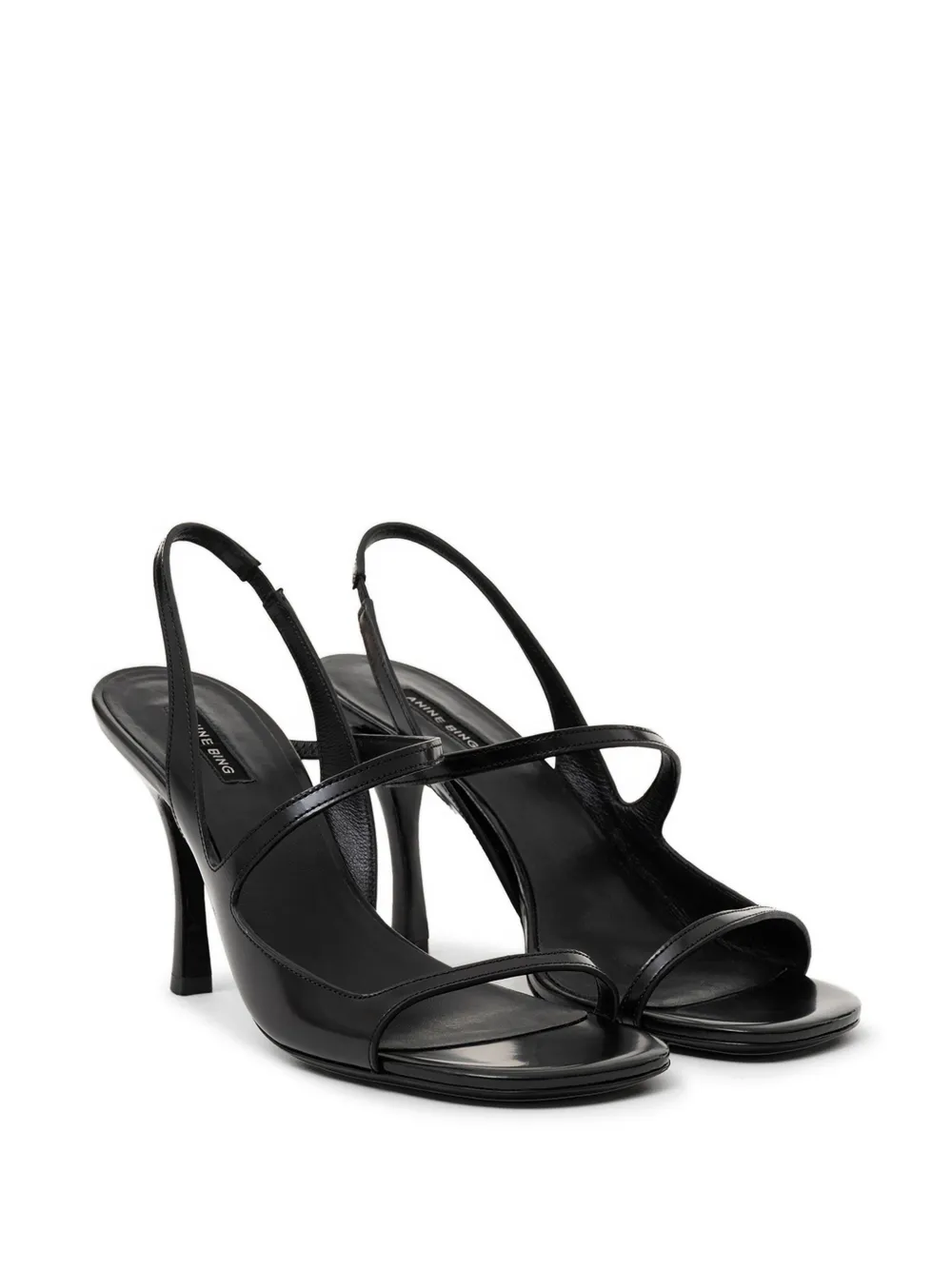 ANINE BING Iva slingback sandals Zwart