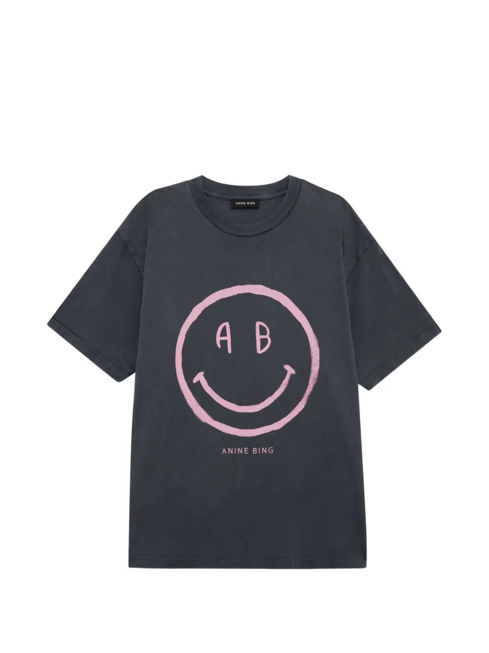ANINE BING Cade Smiley T-shirt