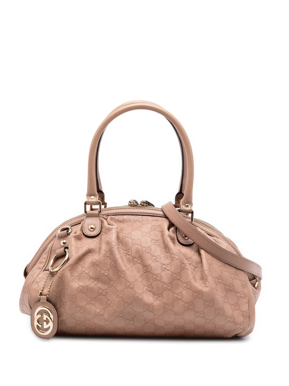 Gucci Pre-Owned 2016-2026 Guccissima Sukey satchel - Rosa