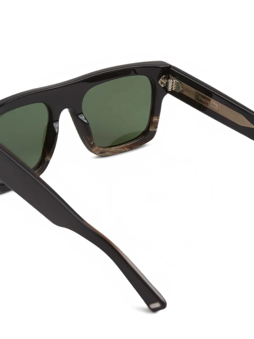 TOM FORD Eyewear Zonnebril met vierkant montuur Zwart