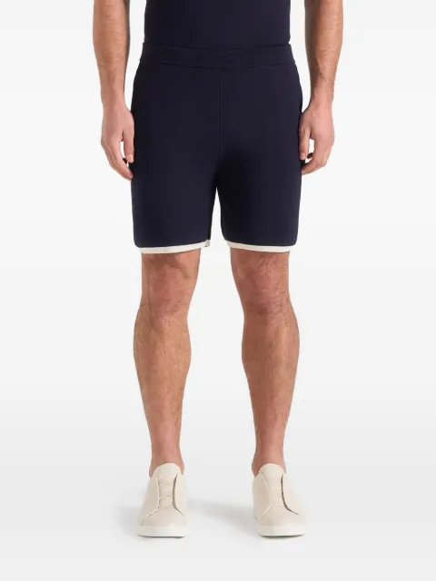 Manière De Voir Regis contrast-detail knit shorts