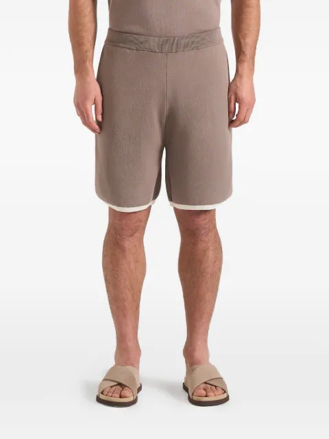 Manière De Voir Regis contrast-detail knit shorts