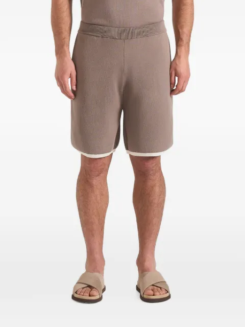 Manière De Voir Regis contrast-detail knit shorts