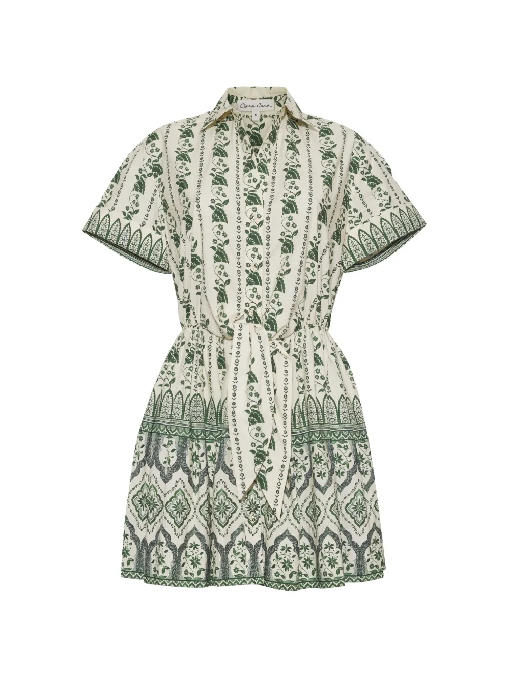 Cara Cara Asbury floral-print mini dress - Verde