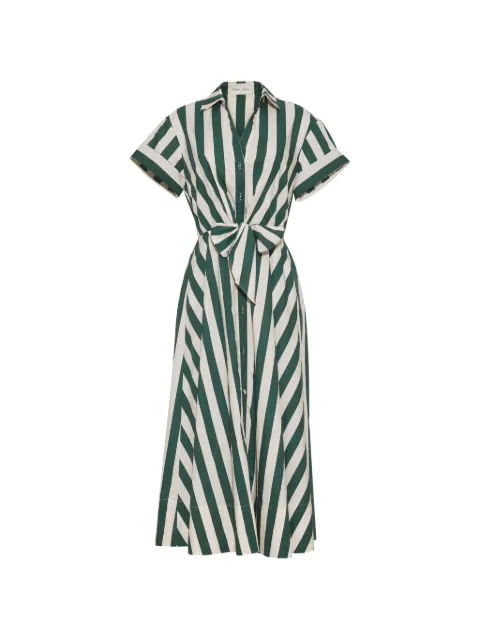 Cara Cara Asbury striped shirt midi dress