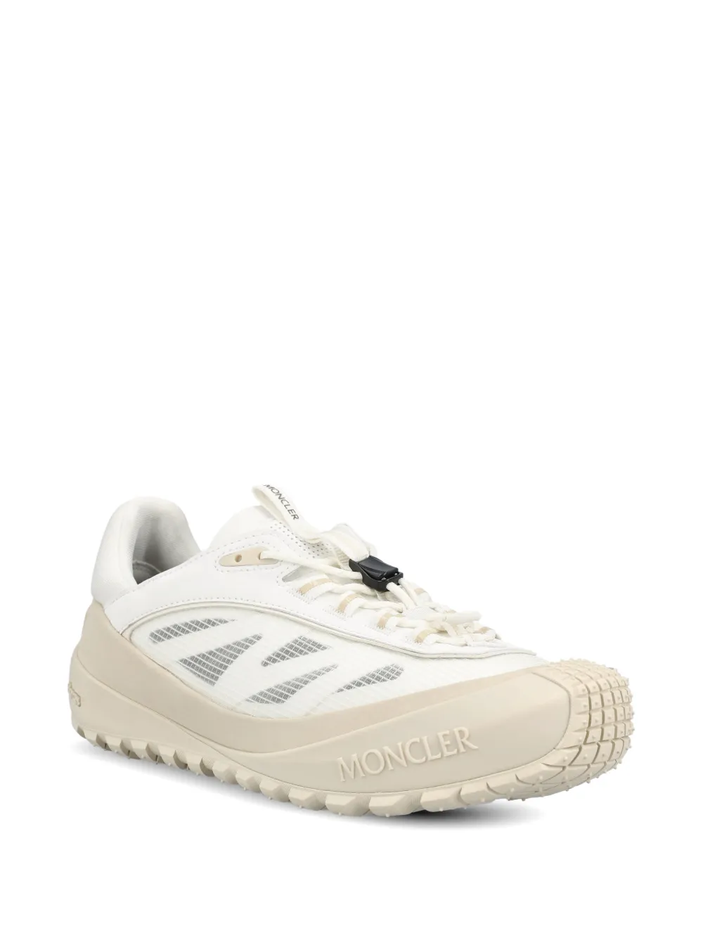 Moncler Trailgrip LP suede sneakers Wit