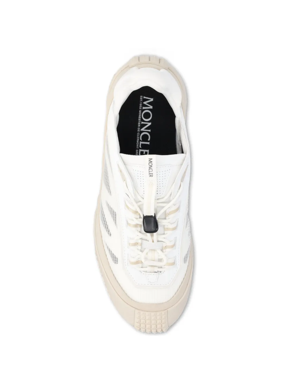 Moncler Trailgrip LP suede sneakers Wit