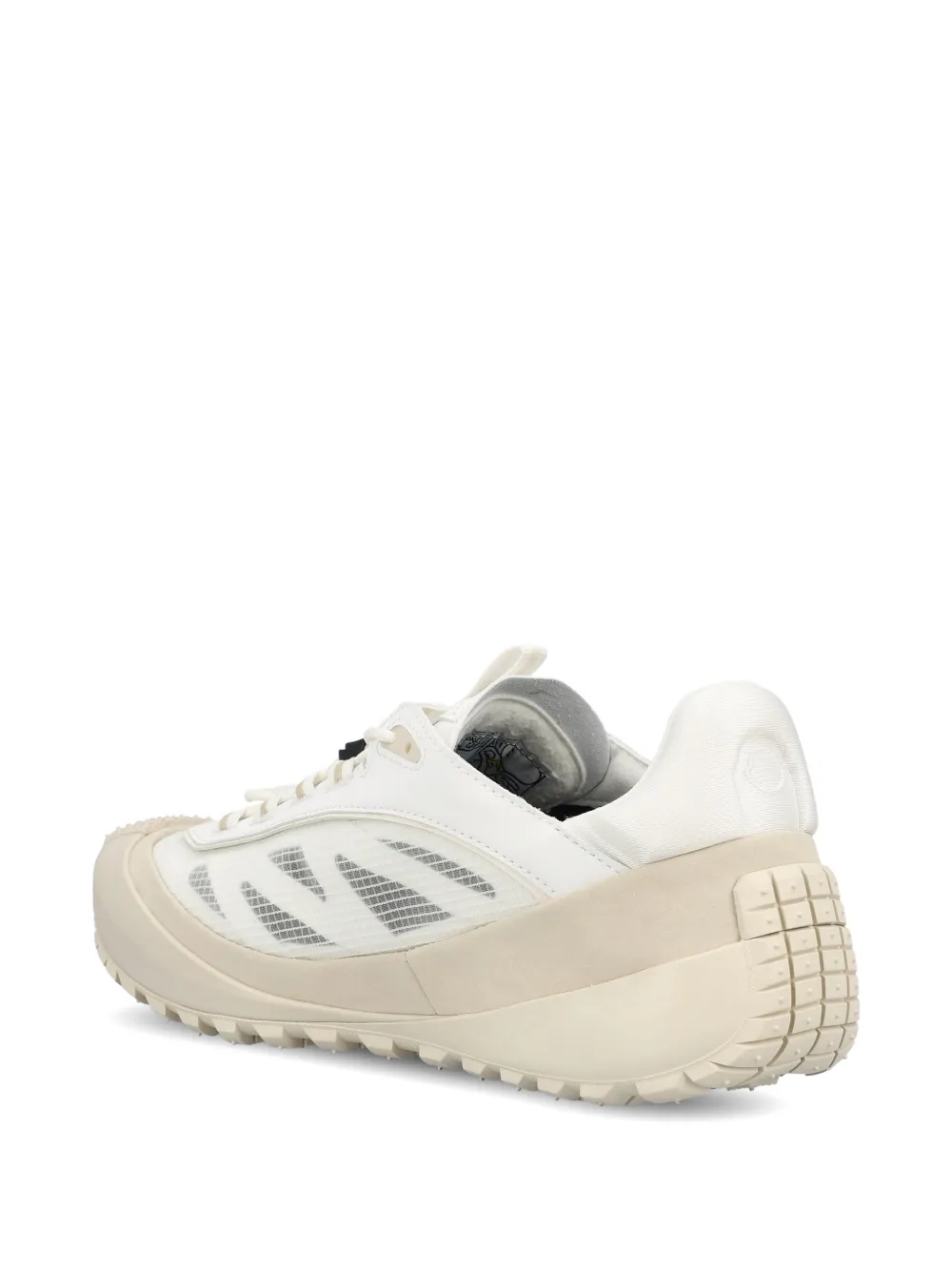 Moncler Trailgrip LP suede sneakers Wit