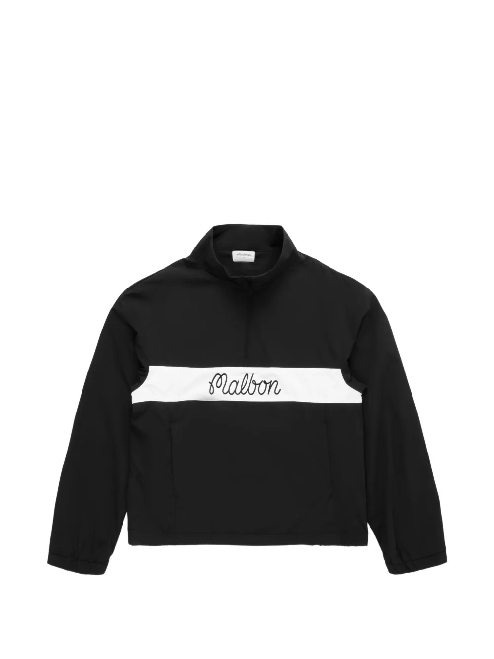 Malbon Golf Crosscourt colour-block jacket - Nero