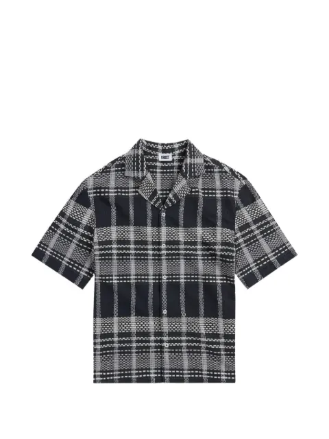 KROST plaid-dash bowling shirt