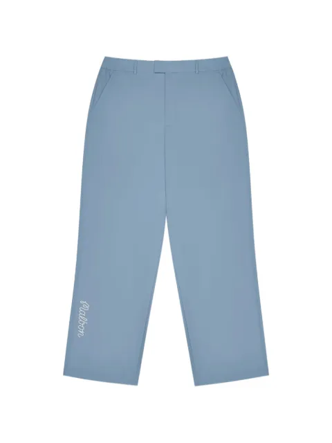 Malbon Golf Magnolia logo-embroidered trousers