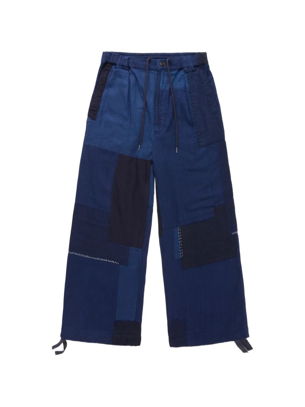 Blue Blue Japan Kasezome Sashiko patchwork trousers