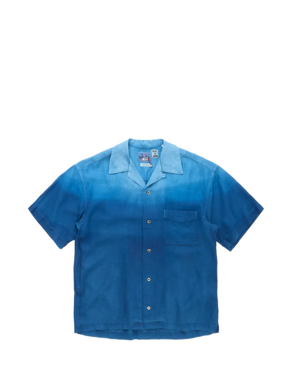 Blue Blue Japan hand-dyed linen shirt