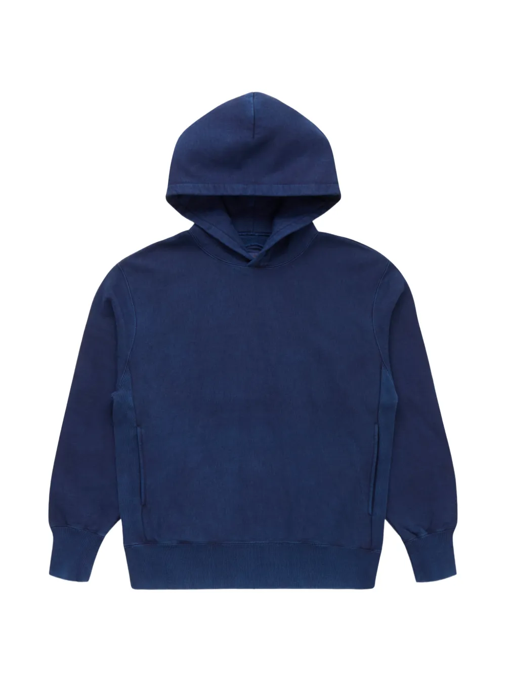Blue Blue Japan indigo-dyed knitted hoodie