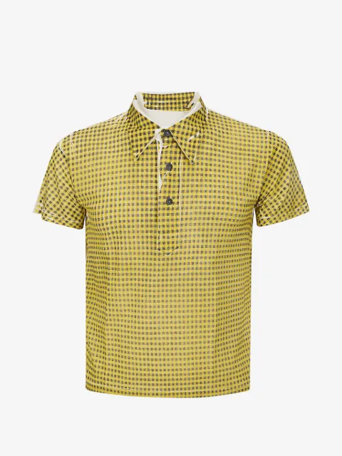 Maison Margiela Gingham polo shirt