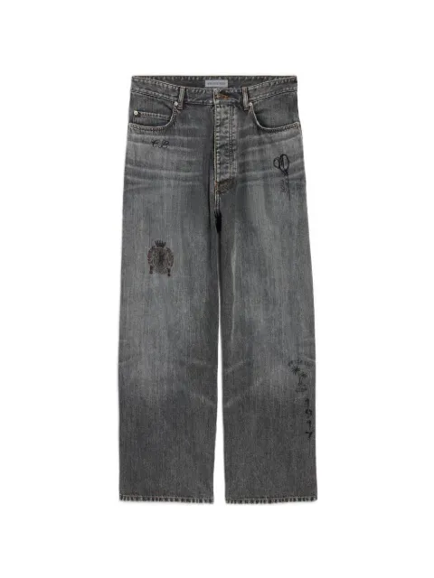 Balenciaga Tattoo baggy jeans