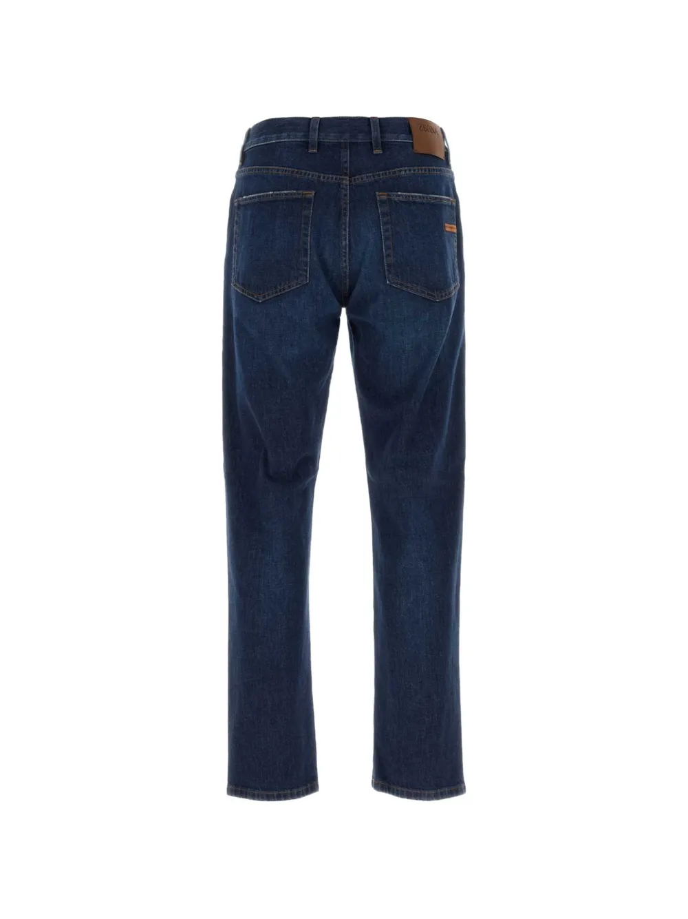 Zegna Jeans met vervaagd effect en vijf zakken Blauw